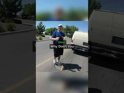 When a Biker Almost Got Reversed into By a Careless Driver...