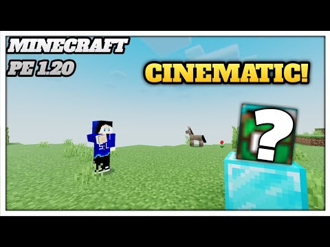 Unbelievable Cinematic Creation in MCPE 1.20 😱