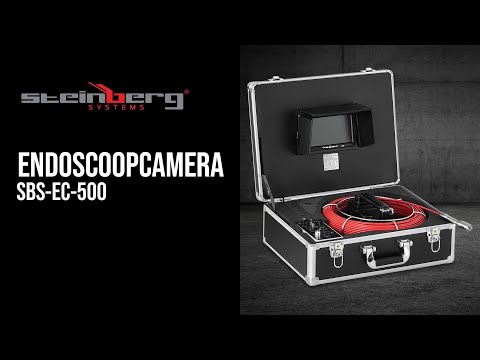Video - Endoscoopcamera - 30 m - 12 LED's - 7 "display
