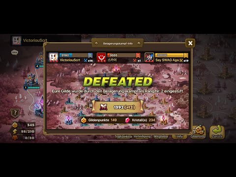 G3 Siege vs Say SWAG Again vs kA - Summonerswar