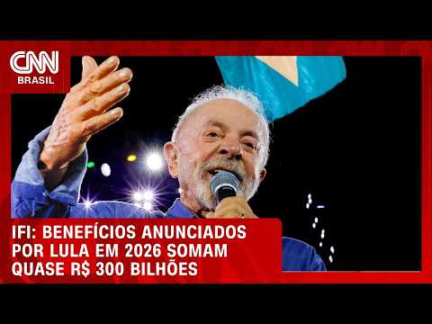 Benefícios anunciados por Lula em 2026 somam quase R$ 300 bilhões aponta IFI | CNN AGORA