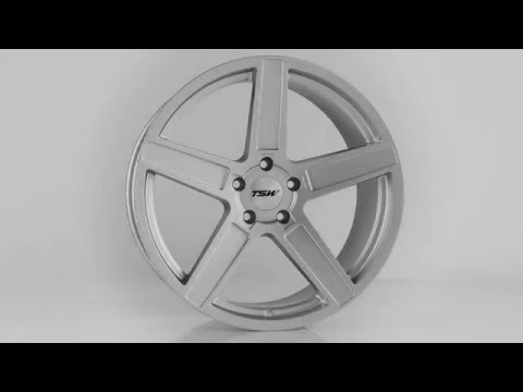 TSW Alloy Wheels- Ascent in Matte Titanium Silver