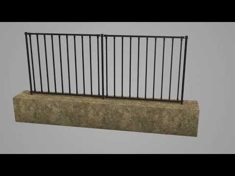 Zurich Poly-Steel Fence Kit Assembly and Installation