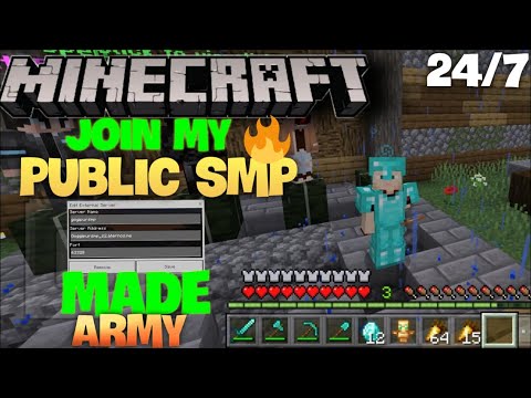 Join Our 24/7 Free Public Minecraft SMP Live Now!