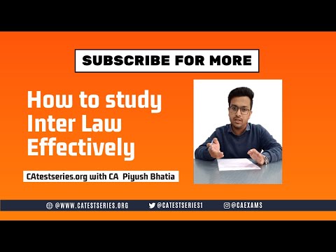 Video by CA Test Series