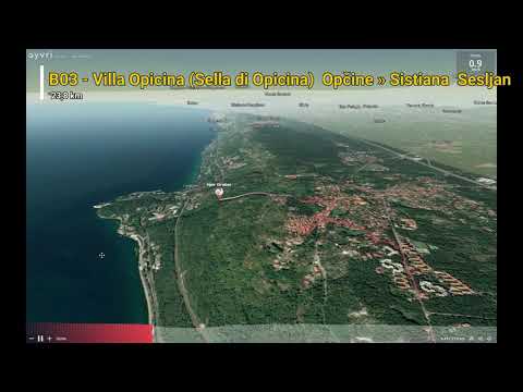Virtual hike Yellow Via Alpina B3 - Villa Opicina (Sella di Opicina) / Opčine » Sistiana / Sesljan