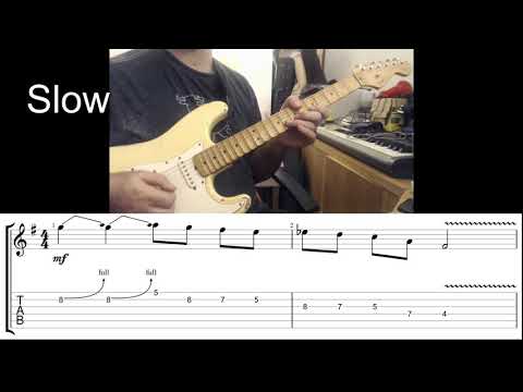 8 "A" Dorian licks - (Free TAB and Jam Track)
