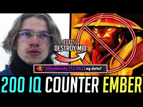 Topson is just too good on this HERO - 100% Destroy EMBER SPIRIT Mid DOTA 2