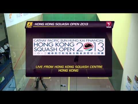 Squash : Hong Kong Open 2013 - Rd1 Roundup - pt3