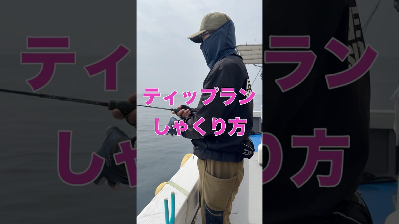 ティップランエギングしゃくり方 #エギング #fishing #ティップラン