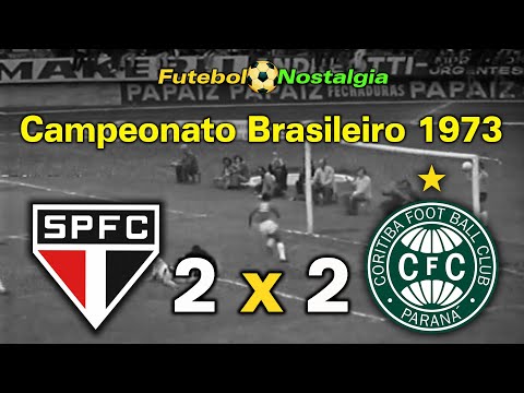 São Paulo 2 x 2 Coritiba - 10-11-1973 ( Campeonato Brasileiro )