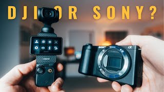DJI Osmo Pocket 3 vs Sony ZV-E10 II