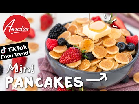 Pancakes Cereal deutsch | Mini Pancakes Rezept Tiktok