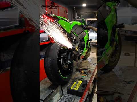 Ninja ZX-10R Arrow Exhaust 🔥🔥 #kawasaki #zx10r #arrowexhaust  #twistedpistons
