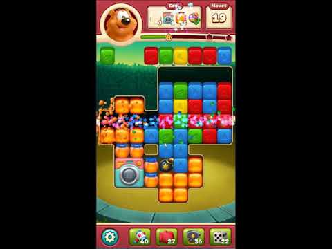 Toon Blast Level 2444 - NO BOOSTERS 🐻🐺🐱 | SKILLGAMING ✔️