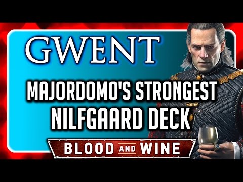 Witcher 3 🌟 BLOOD AND WINE GWENT ► Beat the Strongest Nilfgaard Deck (Majordomo)