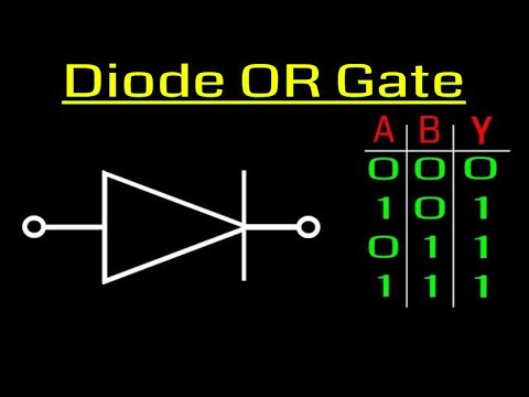 Diode OR gate logic circuit explanation | Diode logic gate