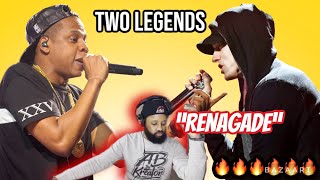JAY Z ft EMINEM - &quot;RENAGADE&quot; | THROWBACK REACTION TO A CLASSIC!!