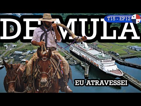 Panama Canal Riding a Mule