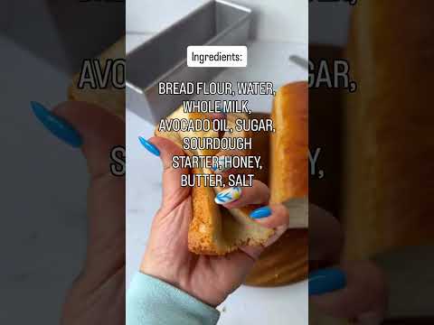 Wonder Bread ingredients vs my sourdough version... wild!!