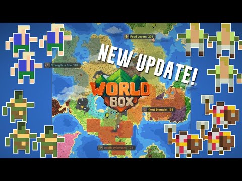 The 4 Races Fight On A HUGE Map With All The New Updates! - Worldbox Battle Royale