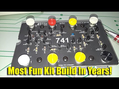 Evil Mad Scientist xl741 OpAmp kit Build