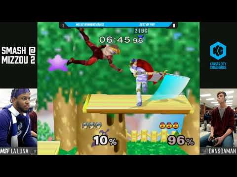 Smash @ Mizzou 2 SSBM - La Luna (Marth) Vs. Dansdaman (Sheik) - Winners Semis