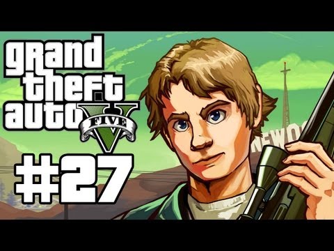 Grand Theft Auto 5 Gameplay / Playthrough w/ SSoHPKC Part 27 - Ol' Crazy Beard Trevor