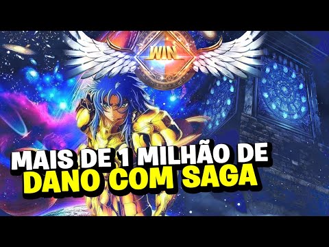 INCRÍVEL!!! MAIS DE 1 MILHÃO DE DANO COM SAGA DE REPARO - Saint Seiya: Awakening