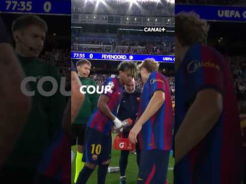 COUP FRANC DIRECT AVEC LE BRASSARD DE CAPITAINE POUR LAMINE YAMAL 😳

#ucl #yamal #fcbarcelona