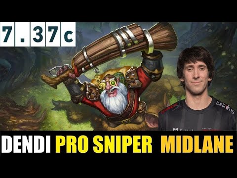🤯DENDI [SNIPER] MID 7.37C - DOTA 2 HIGHEST MMR MATCH #dota2  #dota2gameplay  #dendi