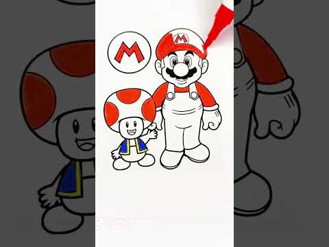Vibrant Mario Coloring Pages For Adults To Escape Stress