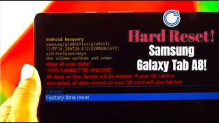 Hard Reset Samsung Galaxy Tab A8!