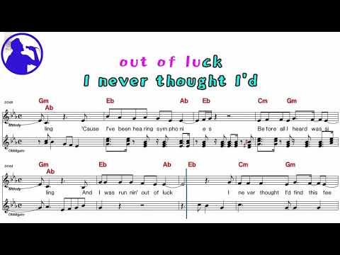 Clean Bandit - Symphony karaoke version sheet music for players,chorus added(Ye karaoke)