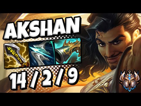 AKSHAN vs VAYNE [ TOP ] Lol NA Challenger Patch 11.18 ✅
