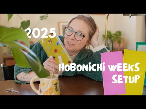 2025 HOBONICHI WEEKS SETUP | how I set up a week for productivity and functional planning!
