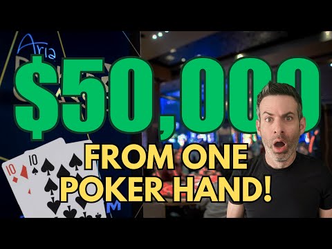 I won $50,000 in ONE POKER HAND!!