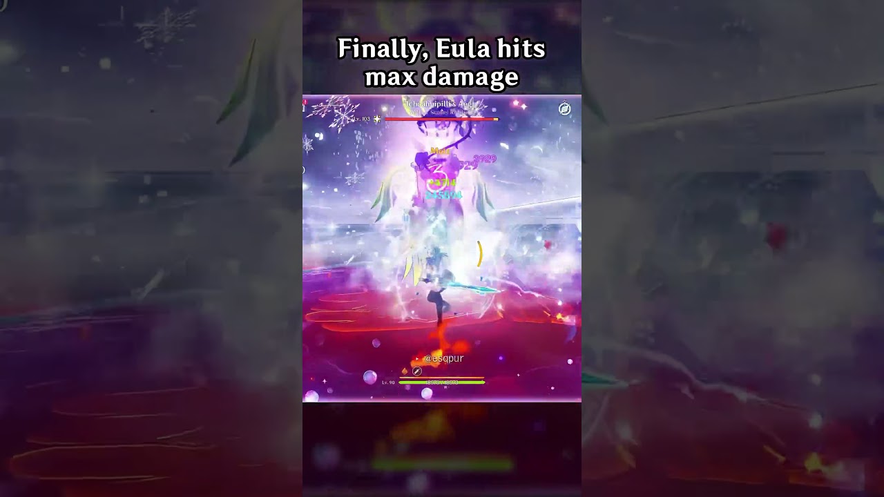 Finally, Eula Hits Max Damage