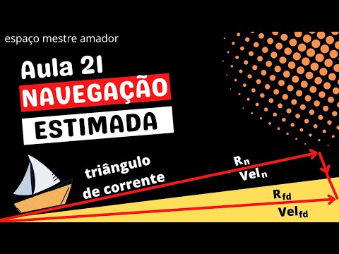 [MESTRE AMADOR] Navegação Estimada, o triângulo de corrente!  (Aula 21)