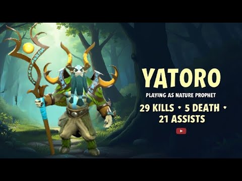29 KILLS, 21 ASSISTS! Yatoro as Nature's Prophet is UNSTOPPABLE in Patch 7.38b!