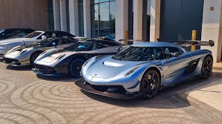 Dubai's HYPERCAR Insanity! 2x Koenigsegg Jesko, Huayra L'Ultimo, Chiron Pur Sport, Stirling Moss...