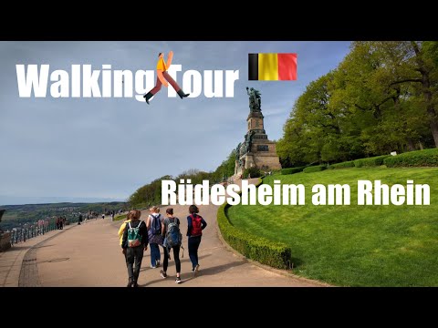 🌍 Walking Tour of Rüdesheim am Rhein, Germany | Romantic Rhine Wine Town 🍇🏰