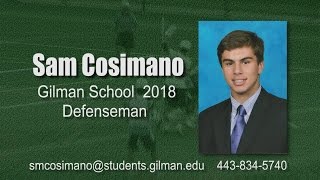 Sam Cosimano Lacrosse: Gilman '18