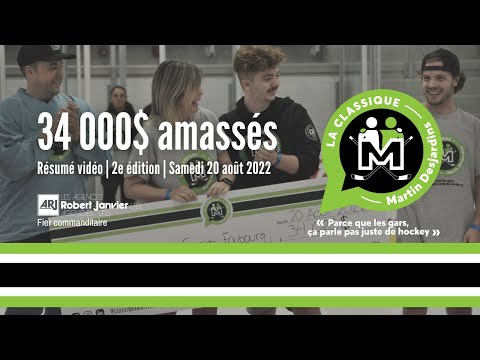 2e édition - Classique Martin Desjardins - Tournoi de hockey bénéfice pour la prévention du suicide