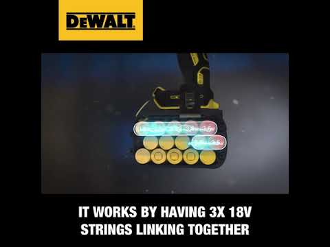 Priedų rinkinys DeWalt FlexVolt; 18 V; 54 V; 2x6,0 Ah akum. + pakrovėjas DCB132 video