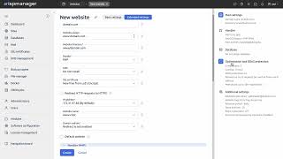 Ispmanager Control Panel: Creating a VirtualHost