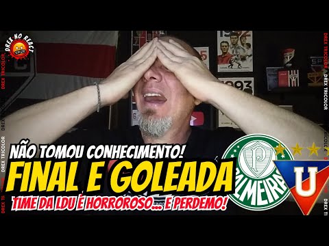 REACT! INACREDITÁVEL CONSEGUIRAM REVERTER | PALMEIRAS 4 x 0 LDU | LIBERTADORES 2025