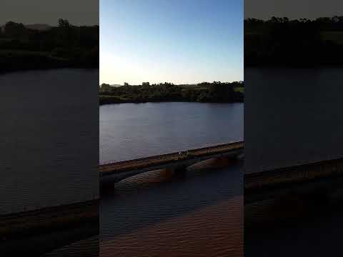 Ponte sobre o Rio Ijuí, entre Cerro Largo e Rolador.