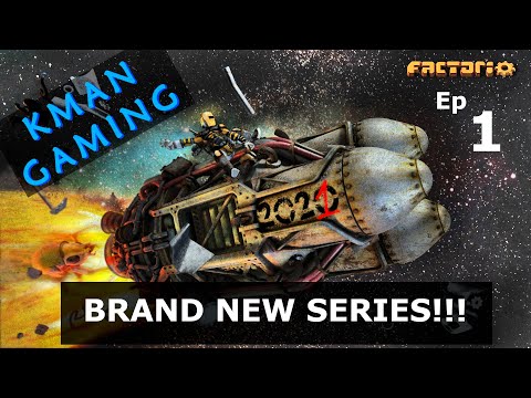 Factorio lets play: Starter to Megabase! - Setting up Smelting - Ep1