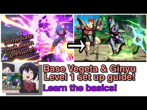 DBFZ Base Vegeta and Ginyu level 1 setup guide (SEASON 4) How to stop mashers & more! [#DBFZ]